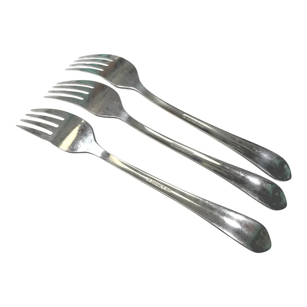Lenox Silver Dinner Forks 18/8 Stainless Set of 3 Classic‎ Unknown Pattern